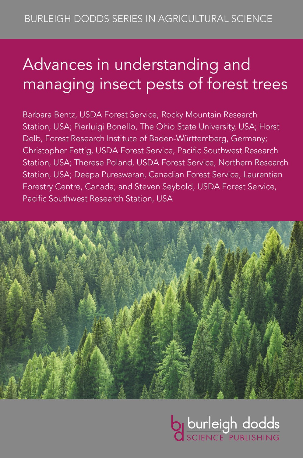 Book cover image for Advances in understanding and managing insect pests of forest trees ISBN: 9781786765055